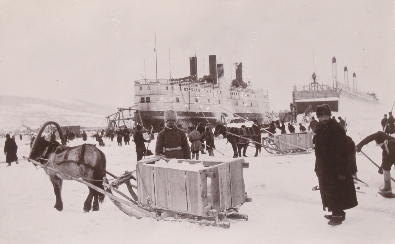 Il SS Baikal sul Lago Baikal da Russian Photographer