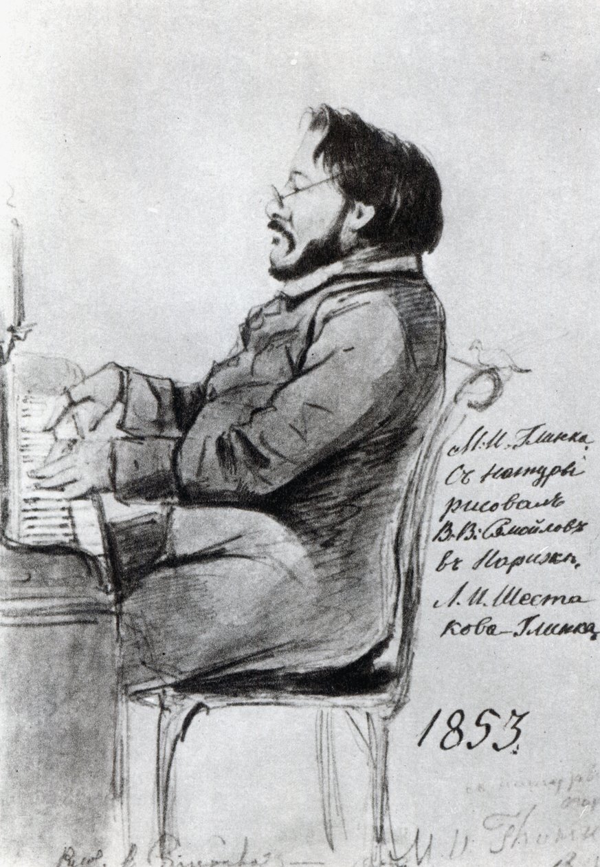 Mikhail Glinka, 1853 da Russian School