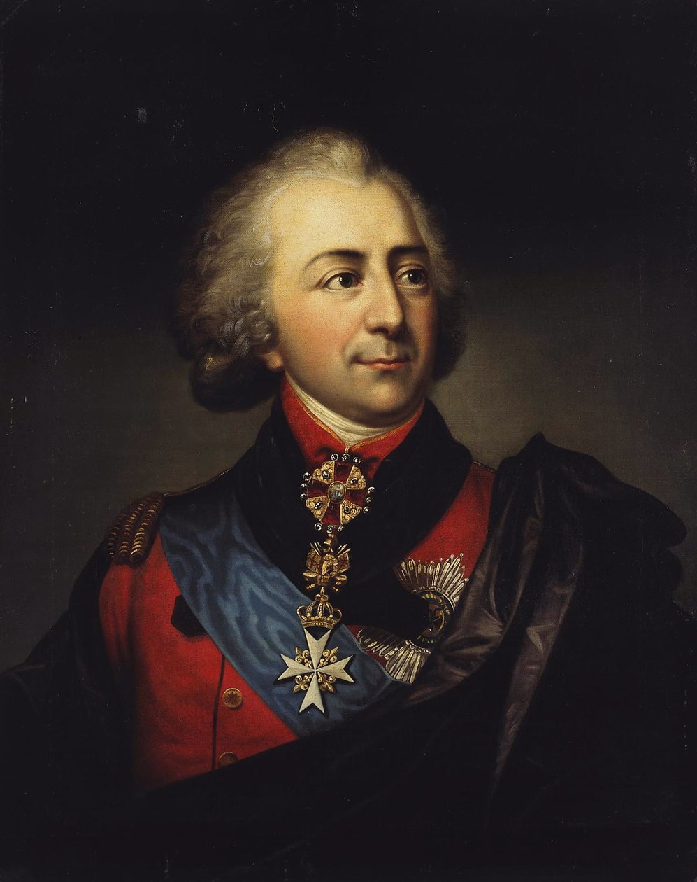 Ritratto di Ivan Pavlovich Kutaysov da Russian School