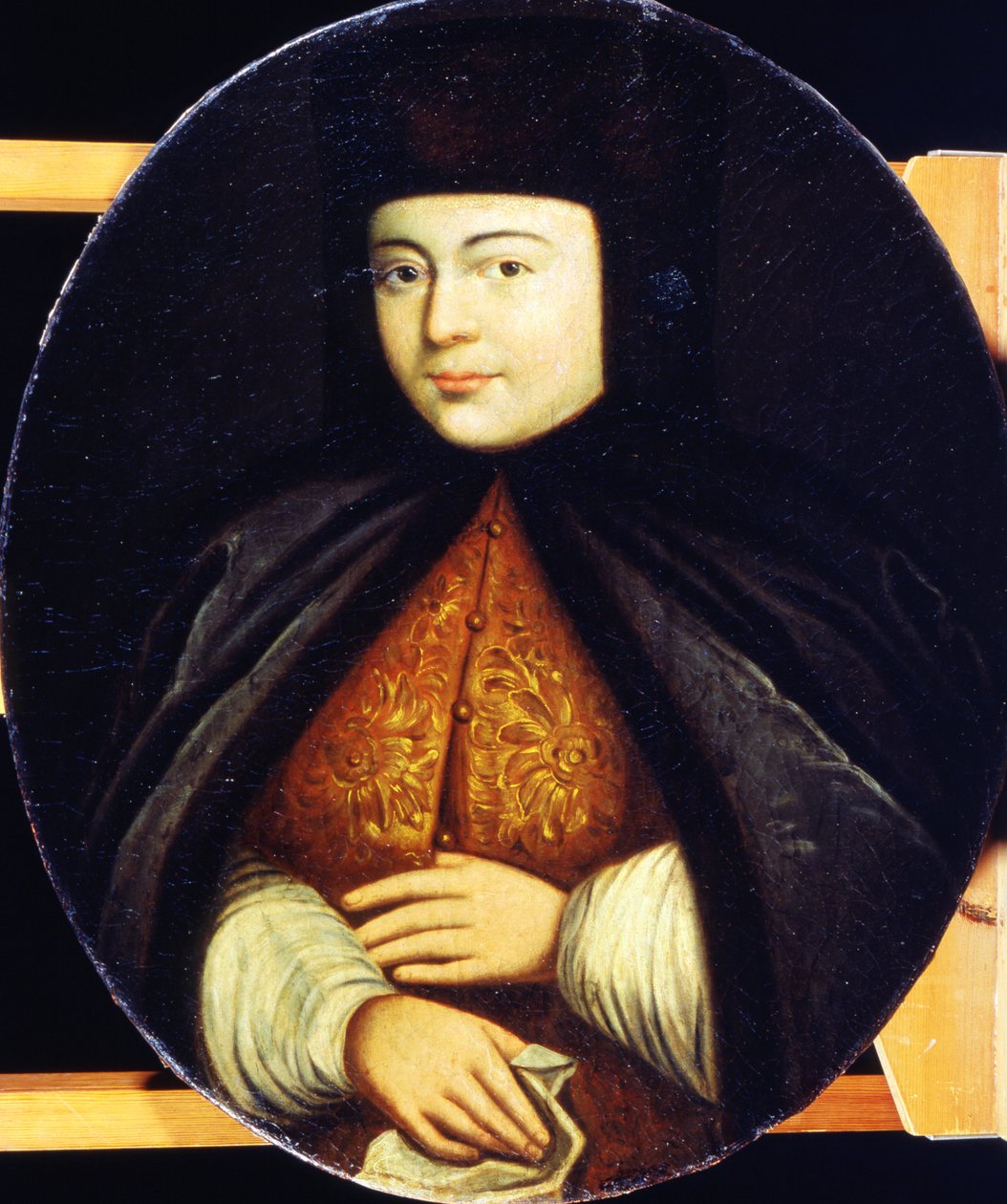Ritratto di Natalia Kirillovna Naryshkina (1651-94) da Russian School