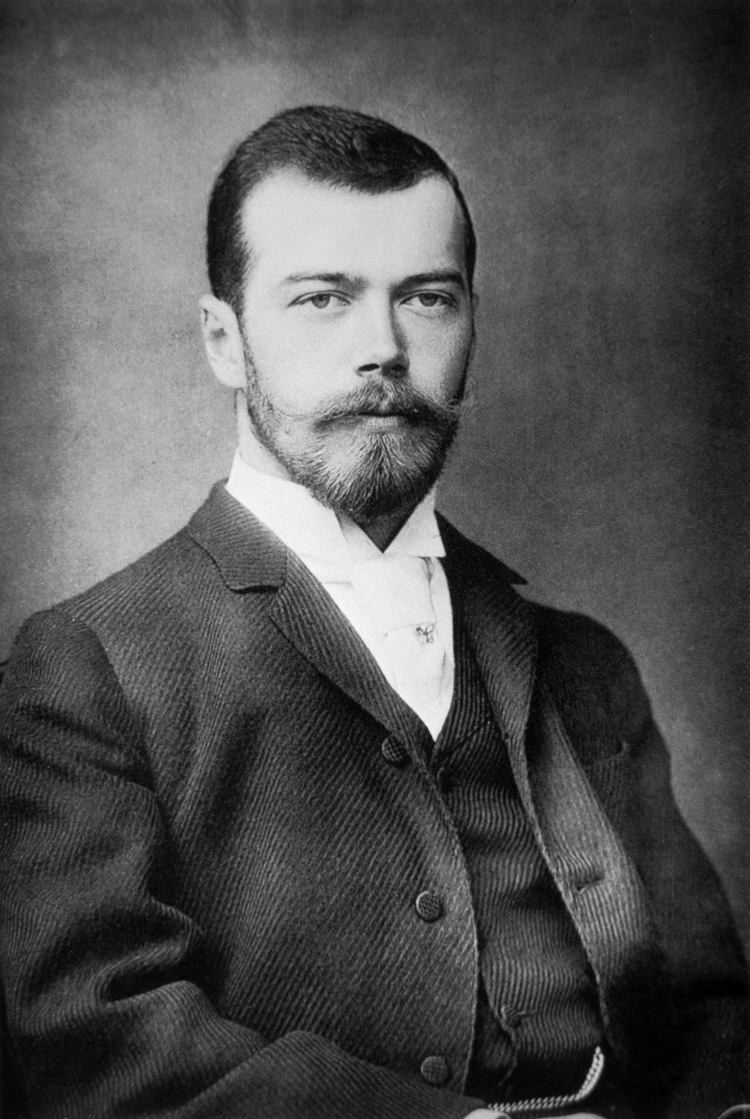 Nicola II come Tsarevich, c.1892 da Russian Photographer