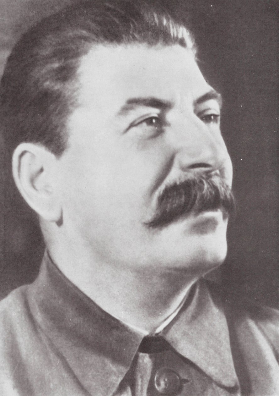 Ritratto di Joseph Stalin (foto b/n) da Russian Photographer