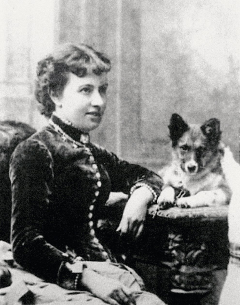 Sofia Kovalevskaia - Sofia Vasilyevna Kovalevskaya (1850-1891), 1880 circa (foto) da Russian Photographer