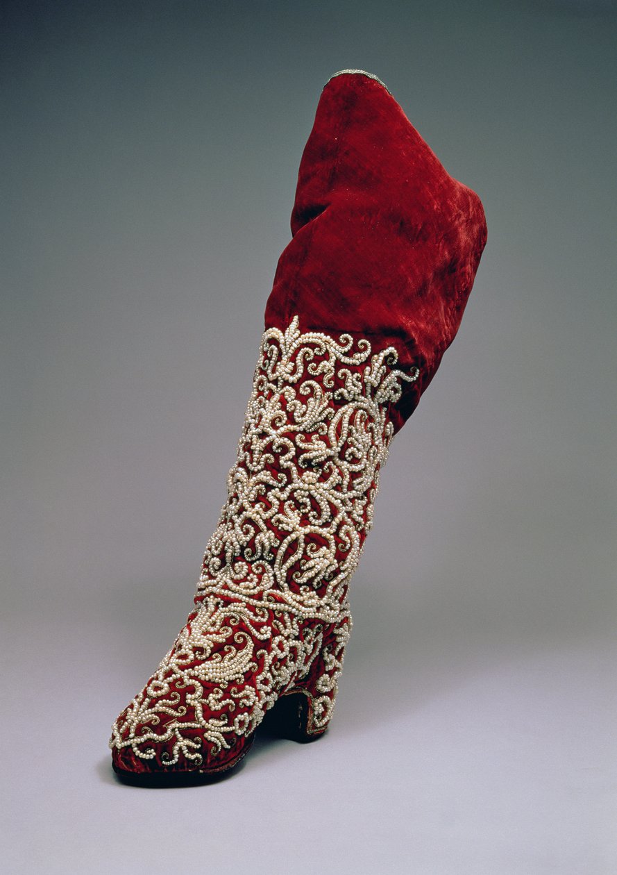 Stivale da donna, 1650-1700 da Russian School