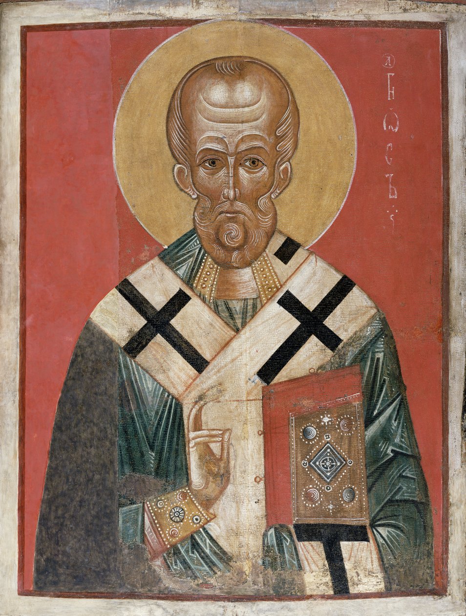 San Nicola, scuola di Novgorod, c.1300 da Russian School