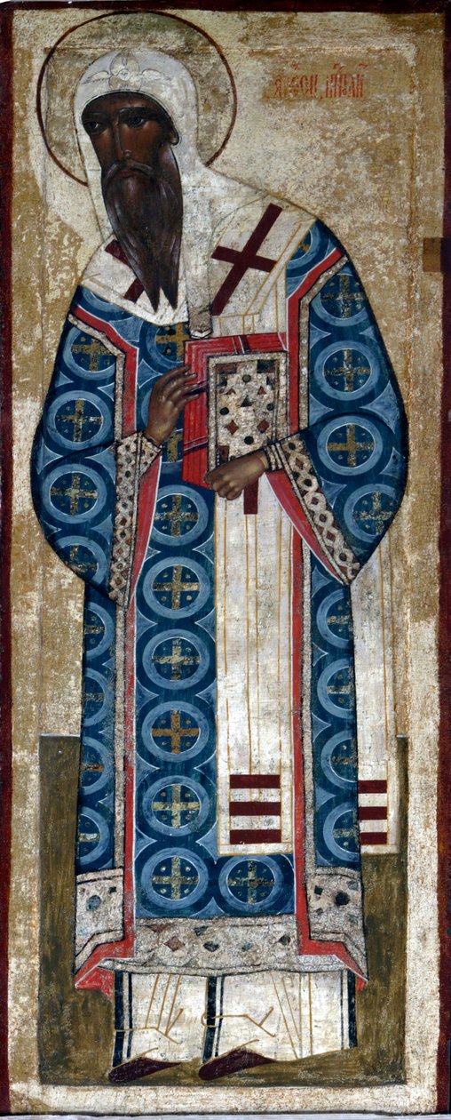 San Metropolita Alessio, XVI secolo da Russian icon.