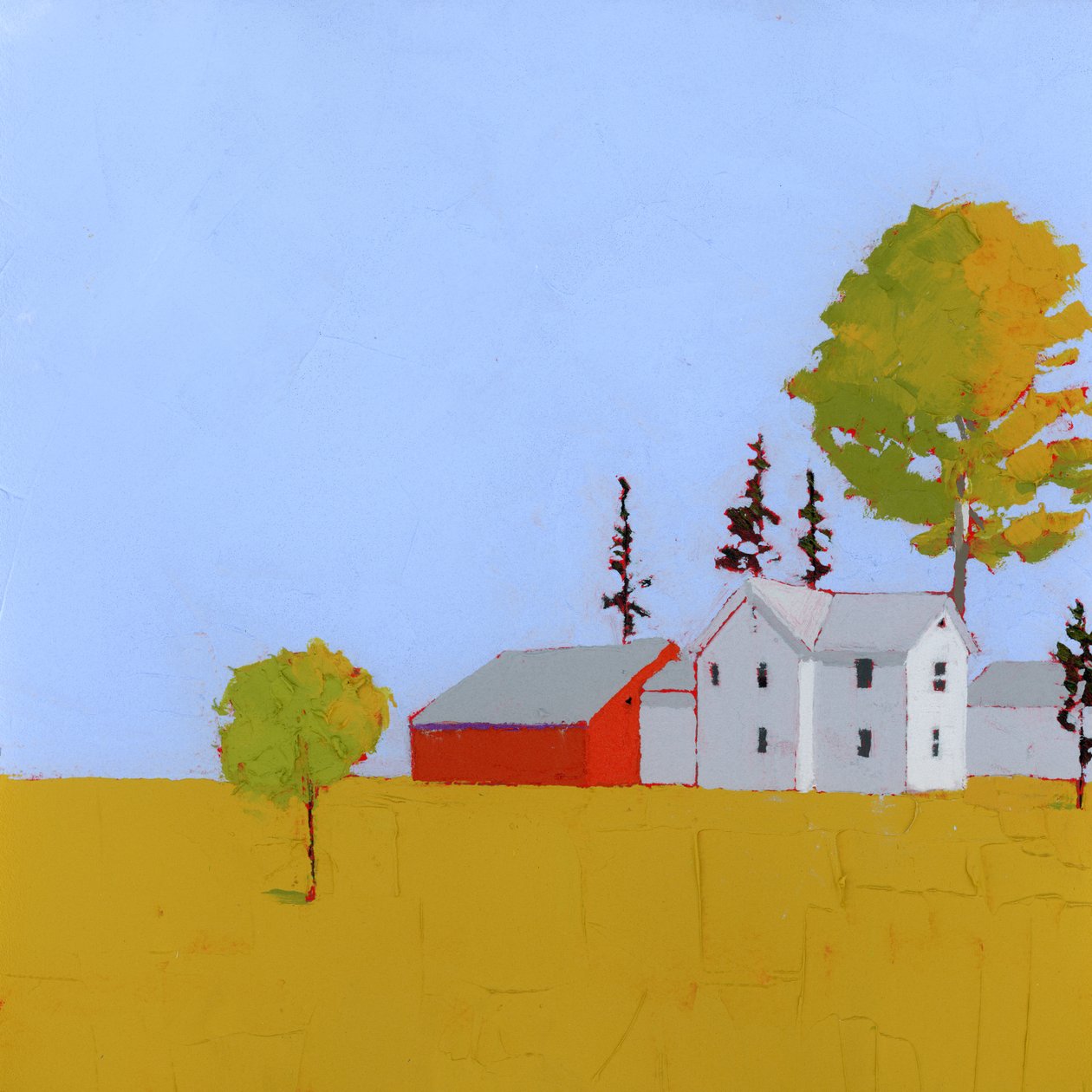 Potenziale, 2025 (acrilico su pannello di legno) da Ruth Lague