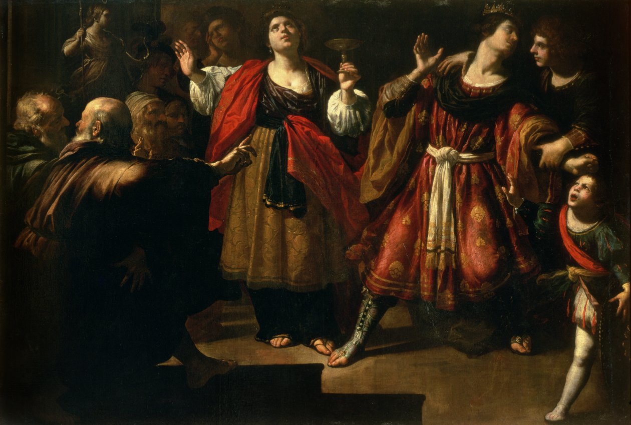 Masinissa (238-149 a.C.) e Sofonisba (m. c.204 a.C.) 1624-25 da Rutilio Manetti