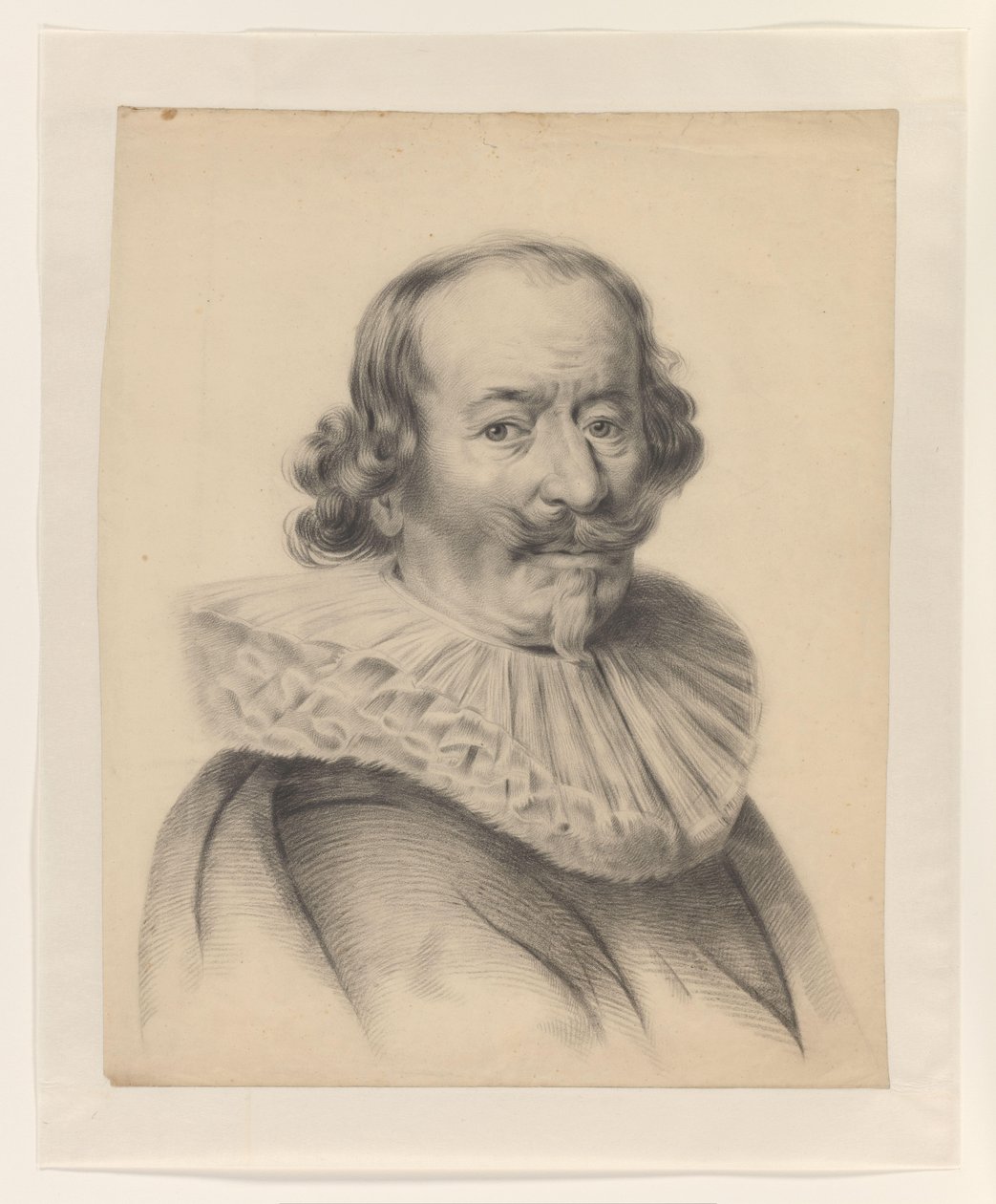Ritratto di un uomo del XVII secolo da S.A. van der Heim