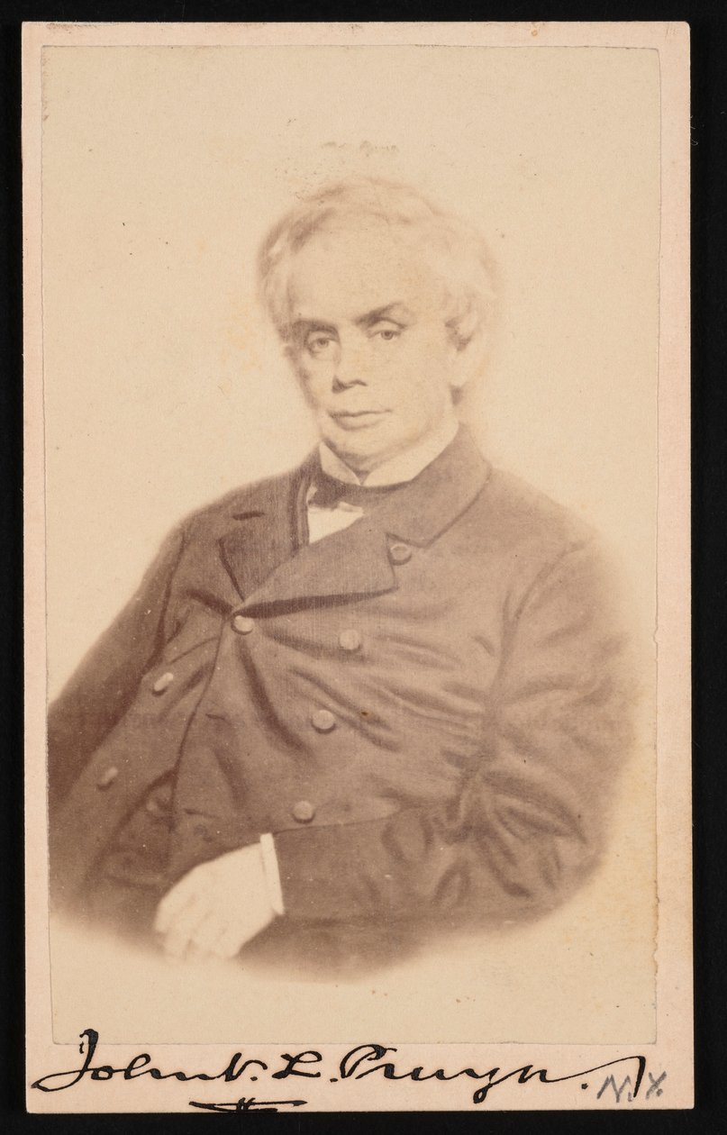 Ritratto di John V. L. John VanSchaick Lansing Pruyn 1811-1877, prima del 1877 da SJ Thompson