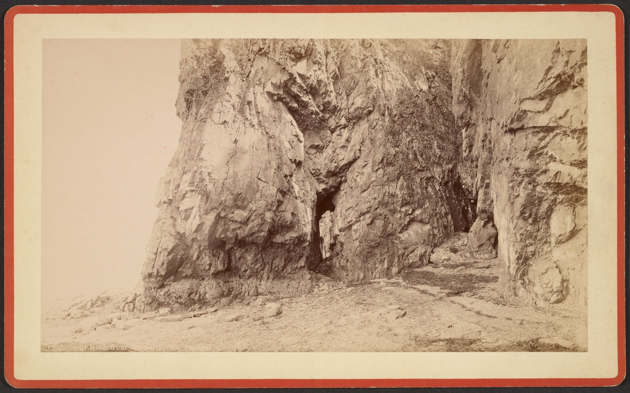 Split Rock da nord, Mt. Desert. da S.R. Stoddard
