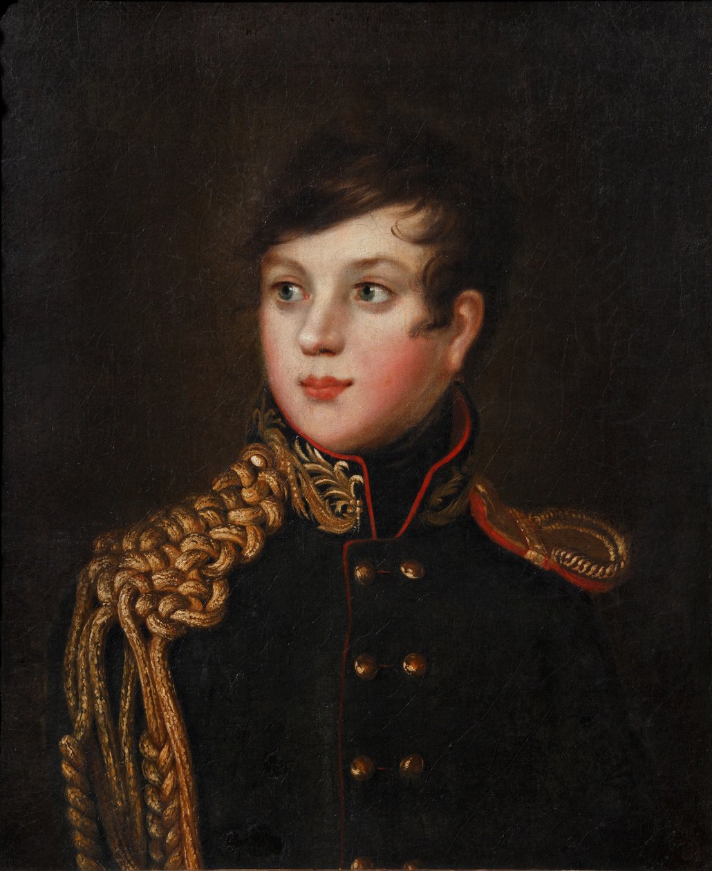 Ritratto del principe Alexander Pavlovich Stroganov, ca. 1812 da S.S. Svintsov