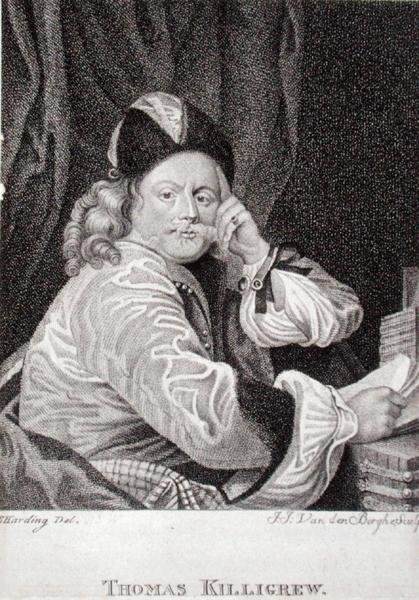 Thomas Killigrew (1612-83), inciso da J.J. Van den Bergh da S. (after) Harding