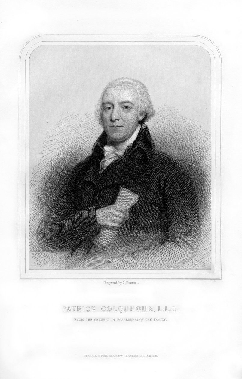 Patrick Colquhoun, magistrato di polizia scozzese e scrittore statistico da S. Freeman