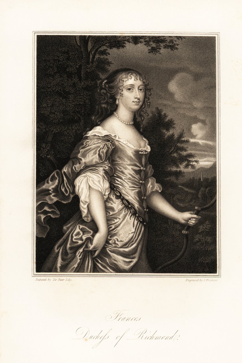 Ritratto di Frances Stuart, Duchessa di Richmond da S. Freeman