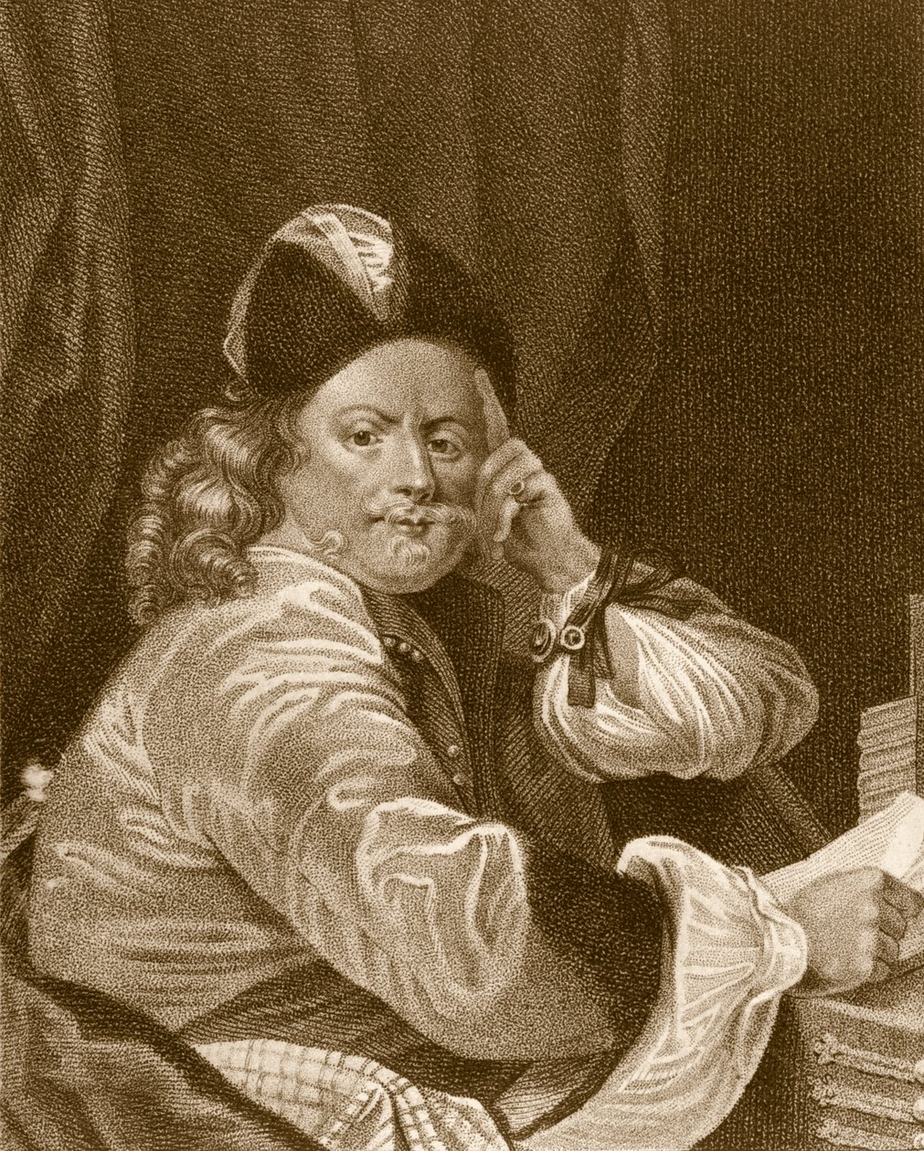 Thomas Killigrew, inciso da J.J Van den Bergh da S. Harding