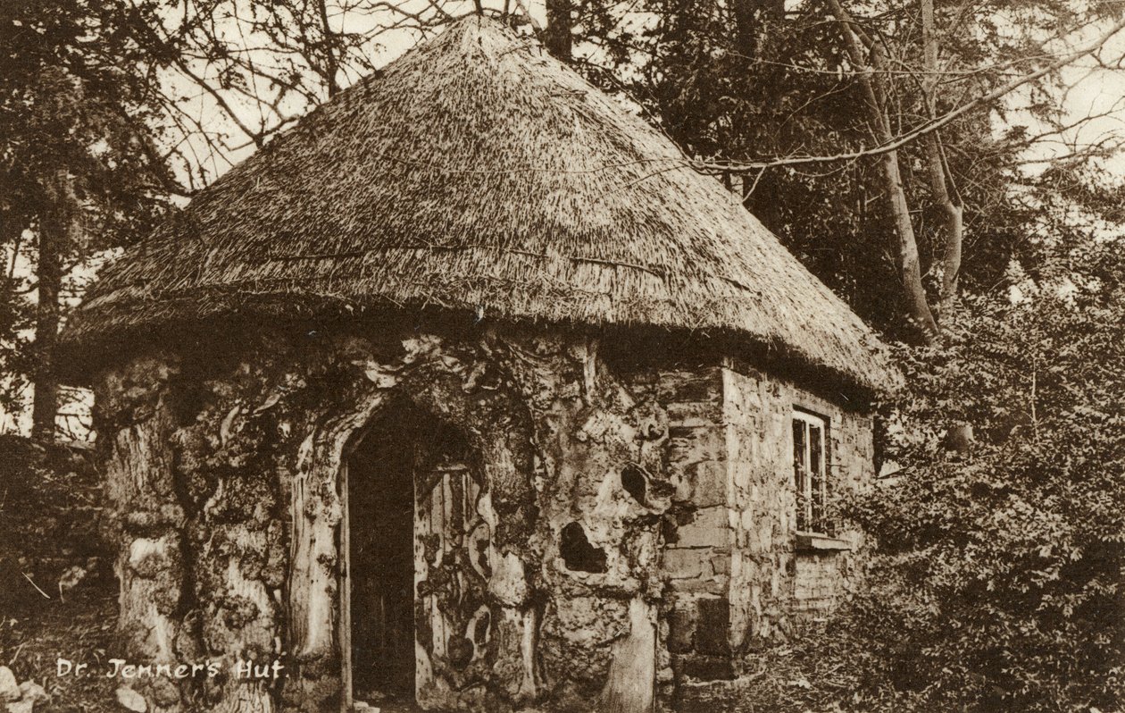 Capanna di paglia di Edward Jenner, Berkeley, Gloucestershire, XX secolo da S Pead