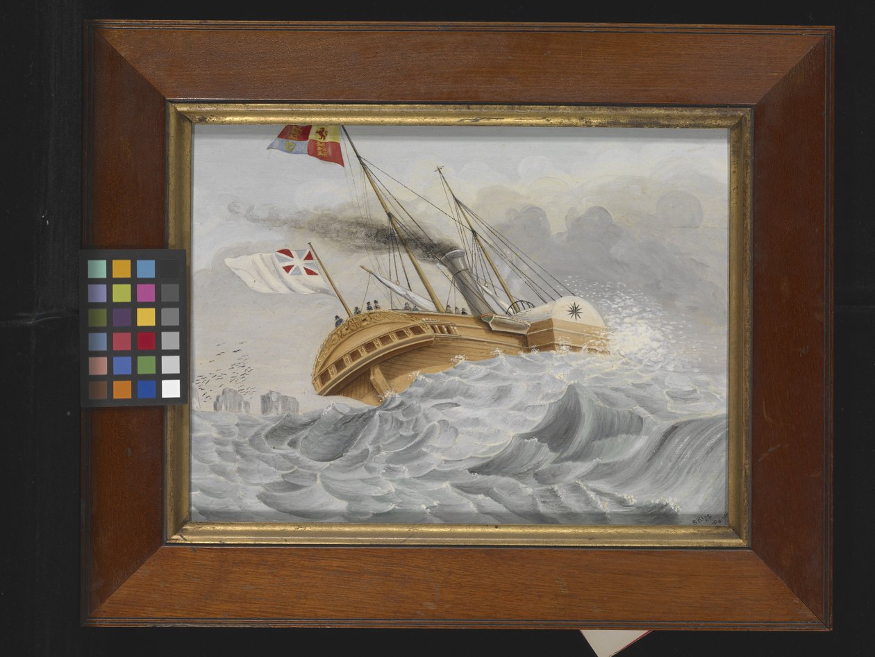 Lo yacht di Sua Maestà al largo dell