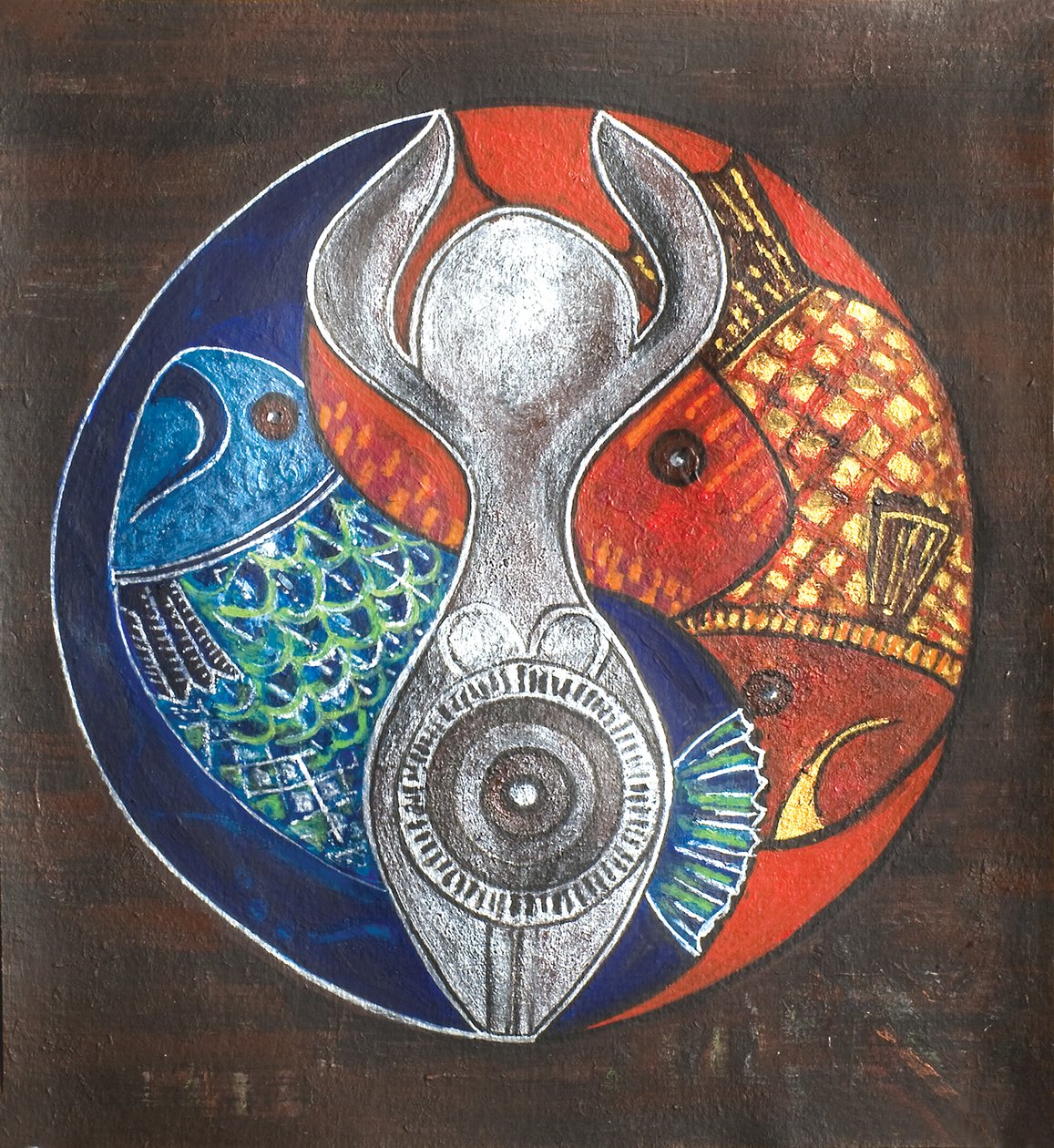 Vergine-Pesci, 2009 da Sabira Manek