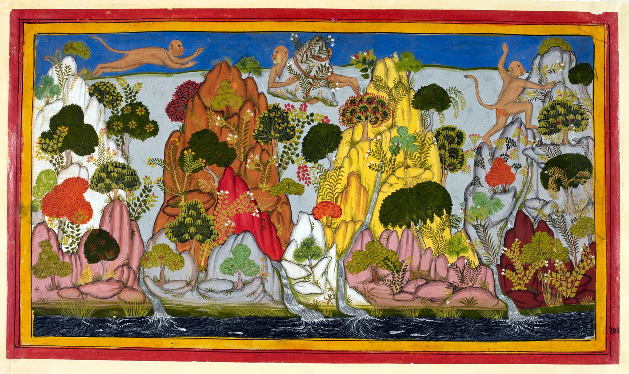 Hanuman vola sull