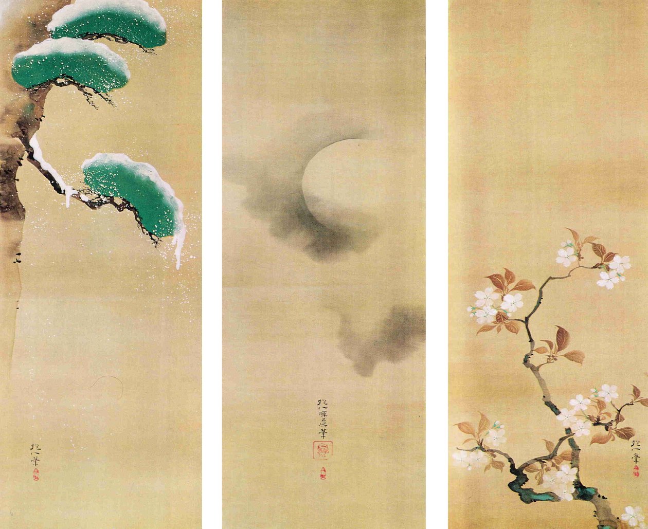 Rotoli di immagini da Sakai Hoitsu