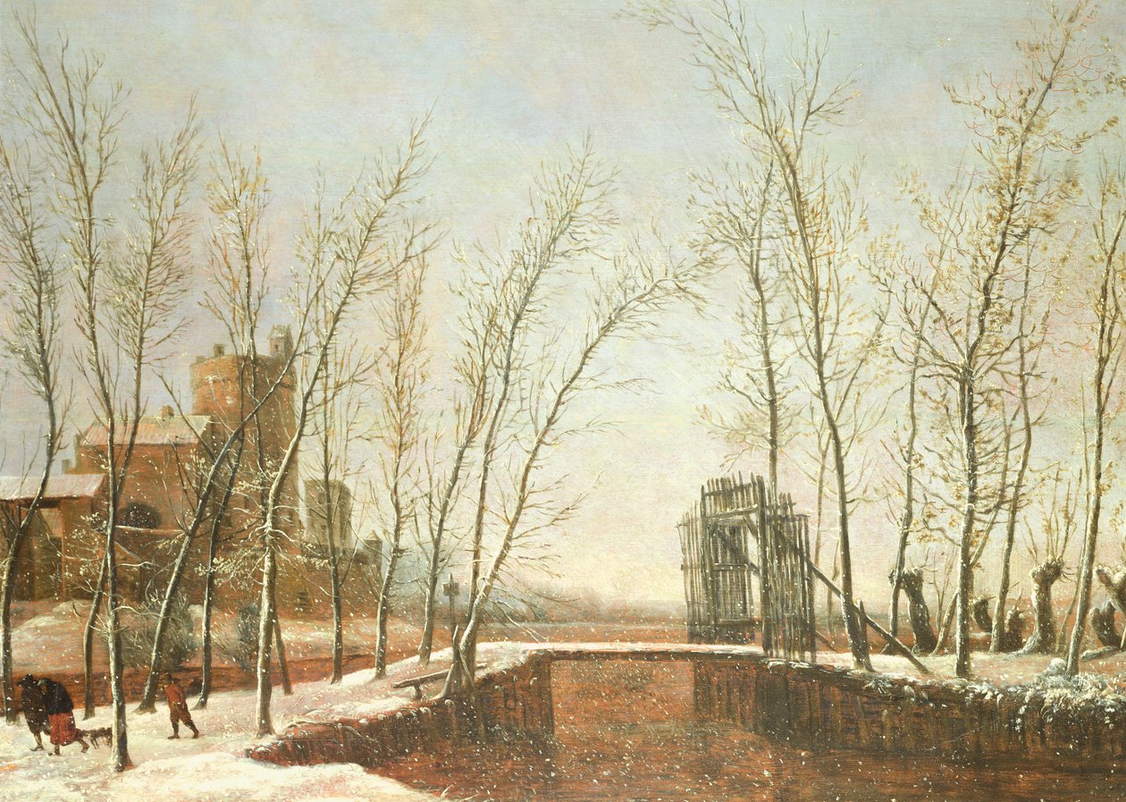 La nevicata da Salomon Rombouts