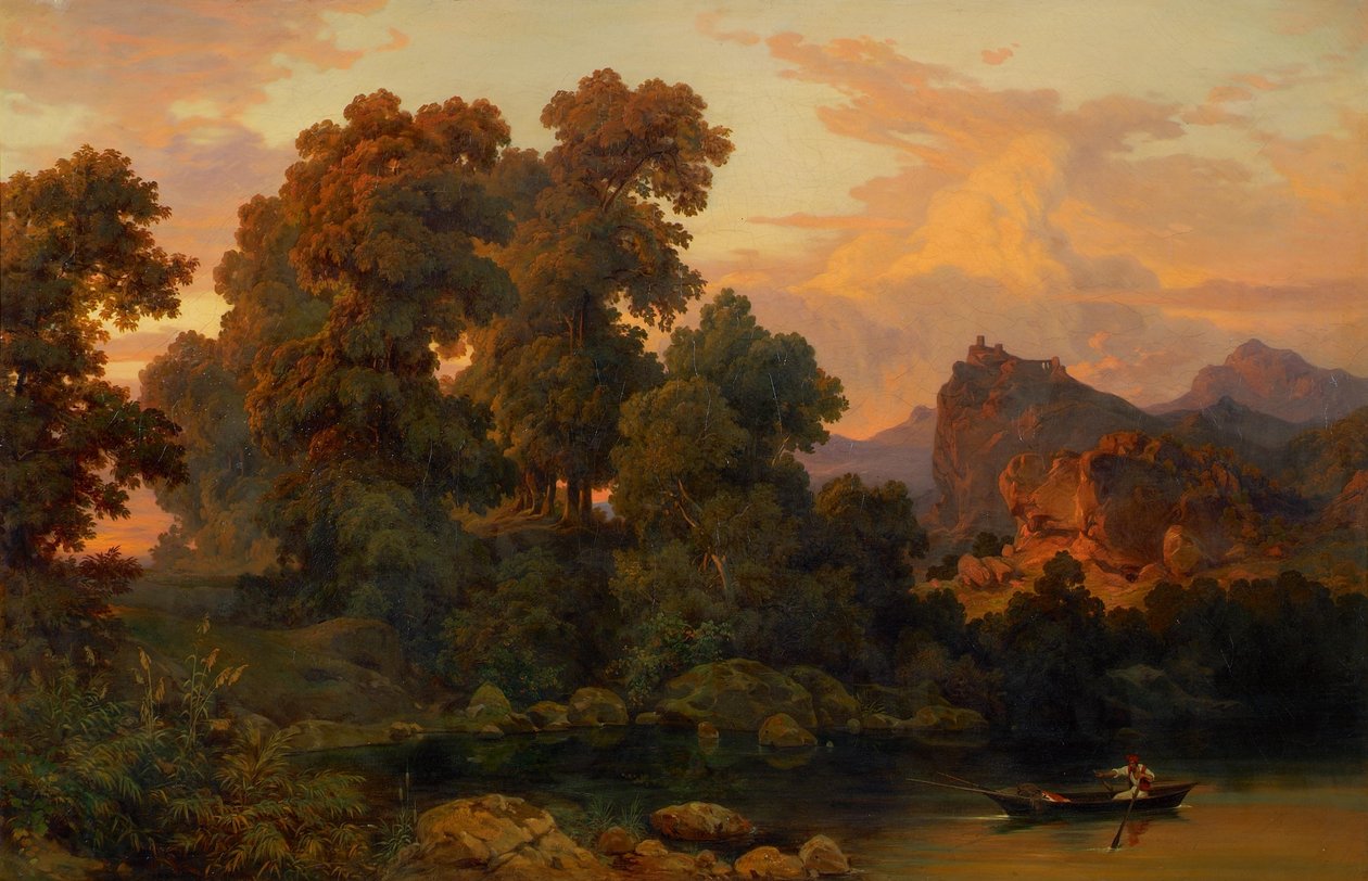 Paesaggio italiano da Salomon Corrodi