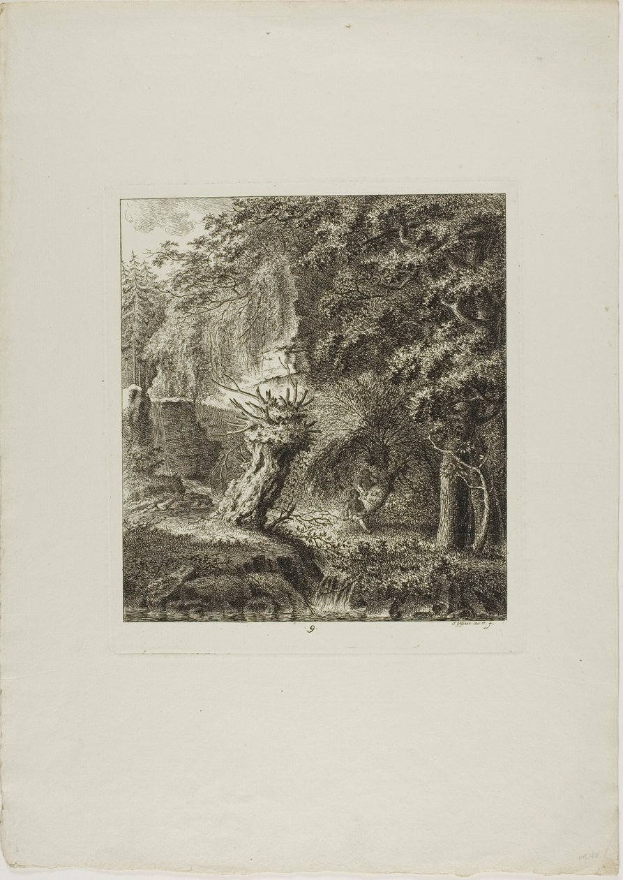 Paesaggi dedicati a M. Warelet da Salomon Gessner