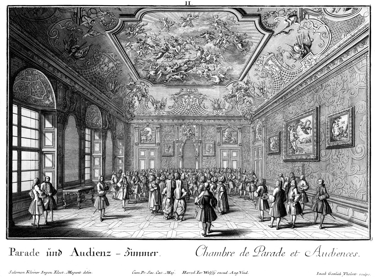 Sala delle udienze da Salomon Kleiner