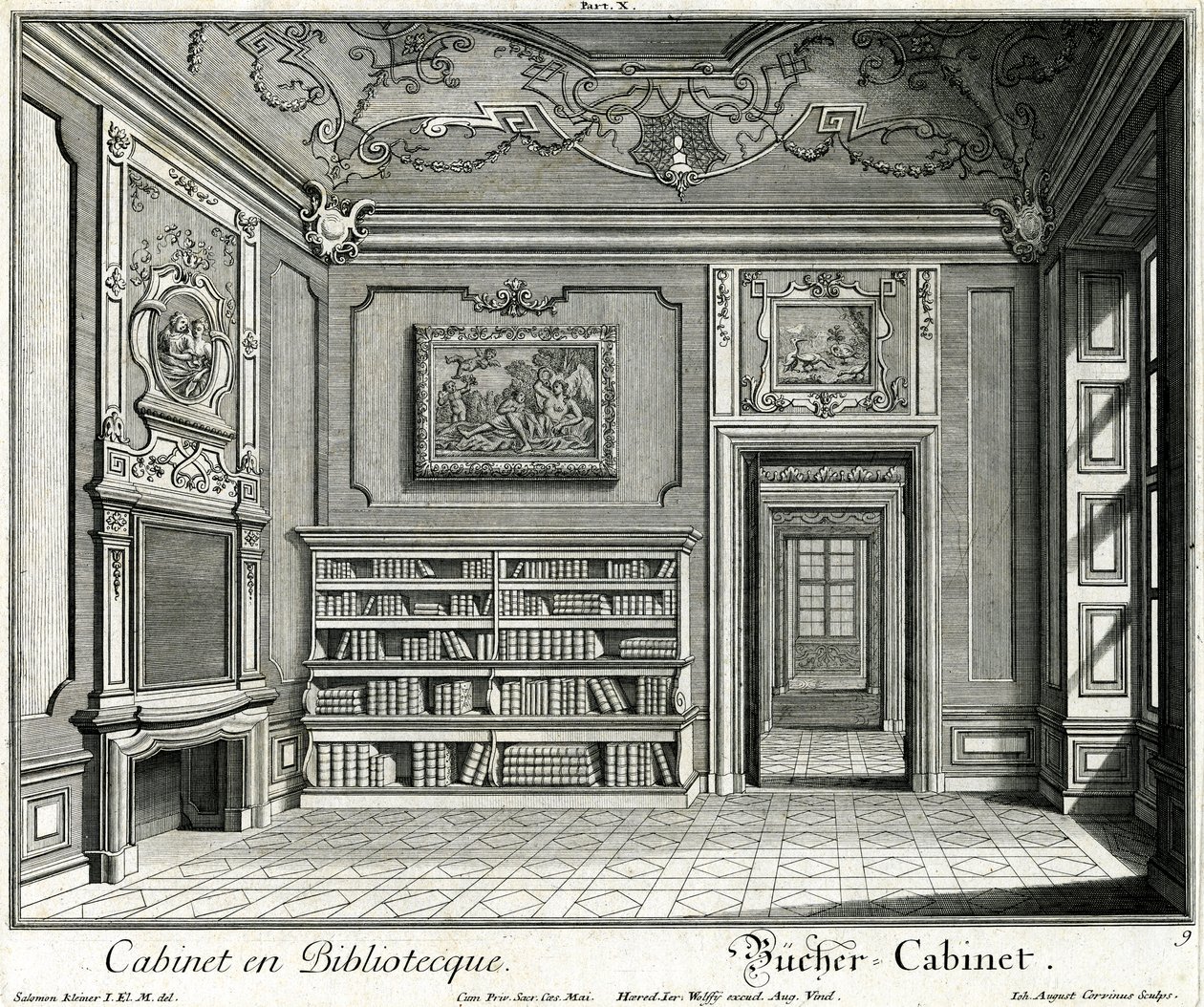Gabinetto dei libri da Salomon Kleiner
