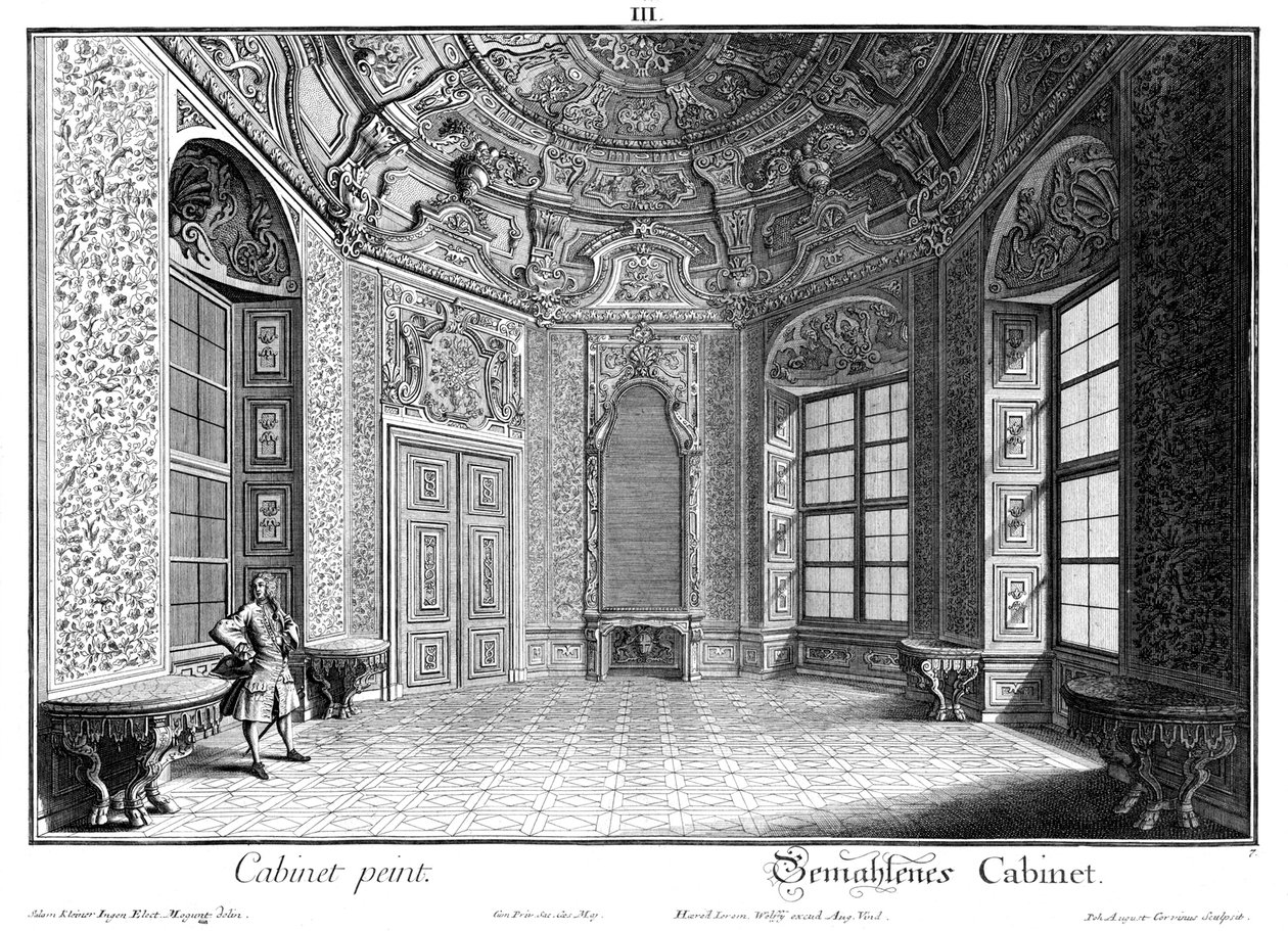 Gabinetto dipinto da Salomon Kleiner