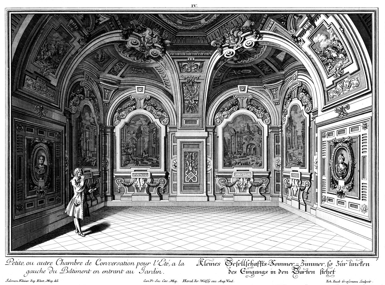 Piccola sala nel lato ovest da Salomon Kleiner