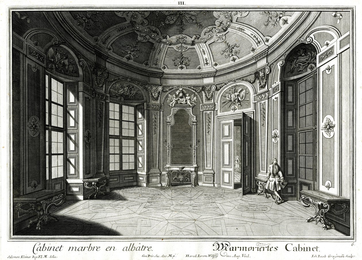 Marmorkabinett da Salomon Kleiner