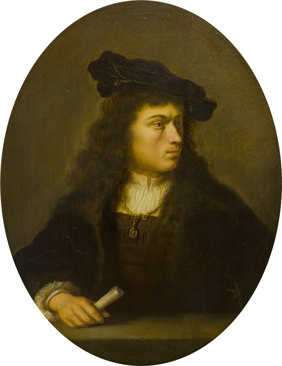 Ritratto di un uomo sconosciuto, c.1629-56 da Salomon Koninck