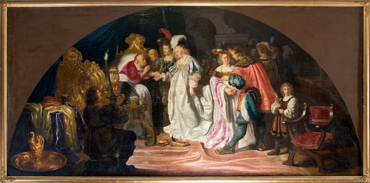 I doppi fidanzamenti reali o nozze del 1502 da Salomon Koninck