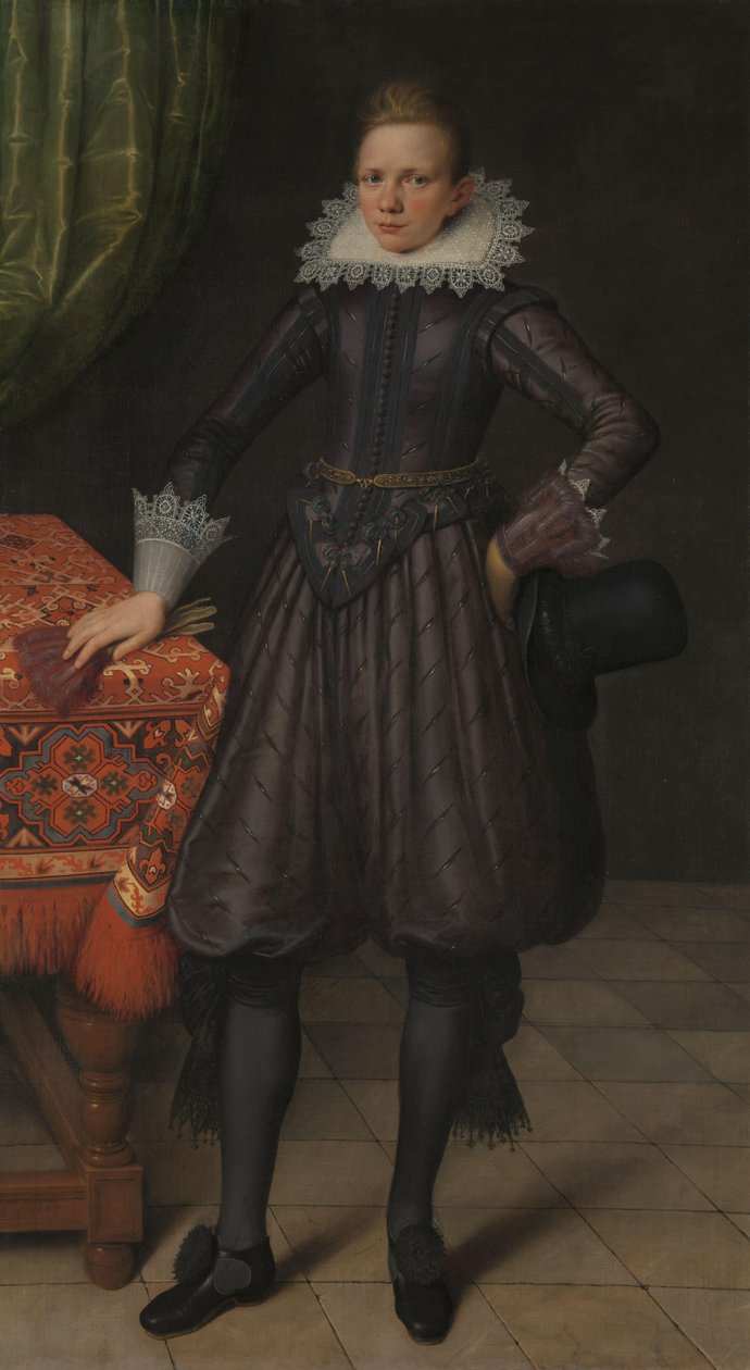 Ritratto di Peter Courten (1599-1624) da Salomon Mesdach (attributed to)