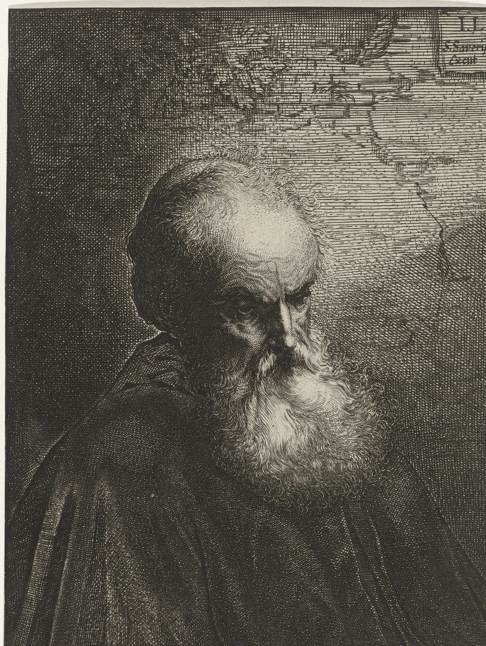 Ritratto di un vecchio con barba da Salomon Savery