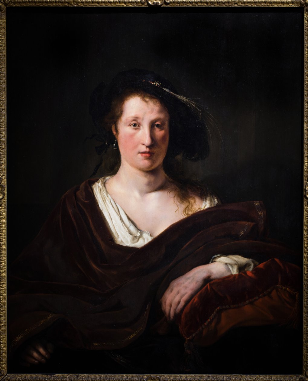Donna in costume da maschera o Semiramide da Salomon de Bray