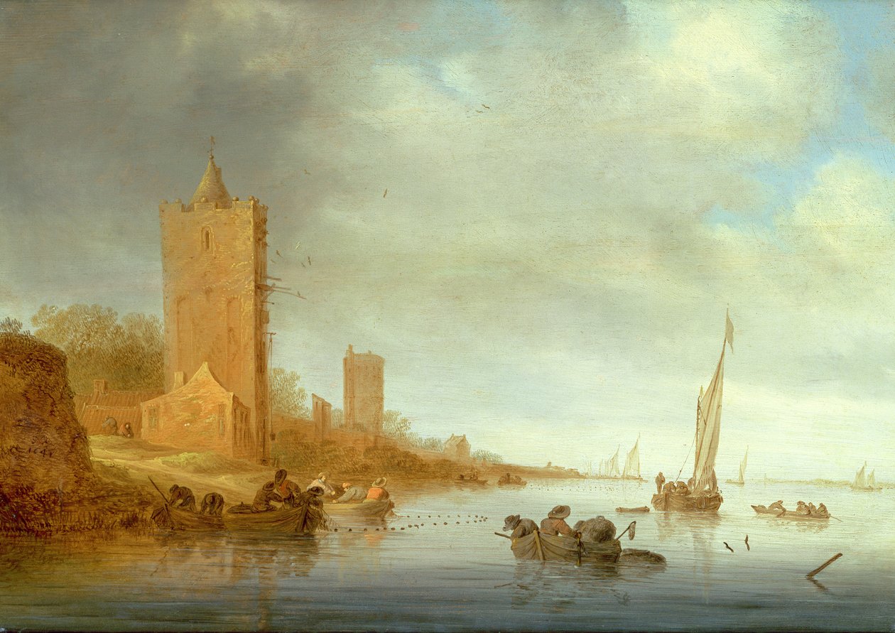Immagine sconosciuta da Salomon van Ruisdael or Ruysdael