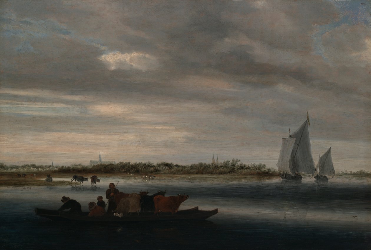 Veduta di Alkmaar da Salomon van Ruysdael