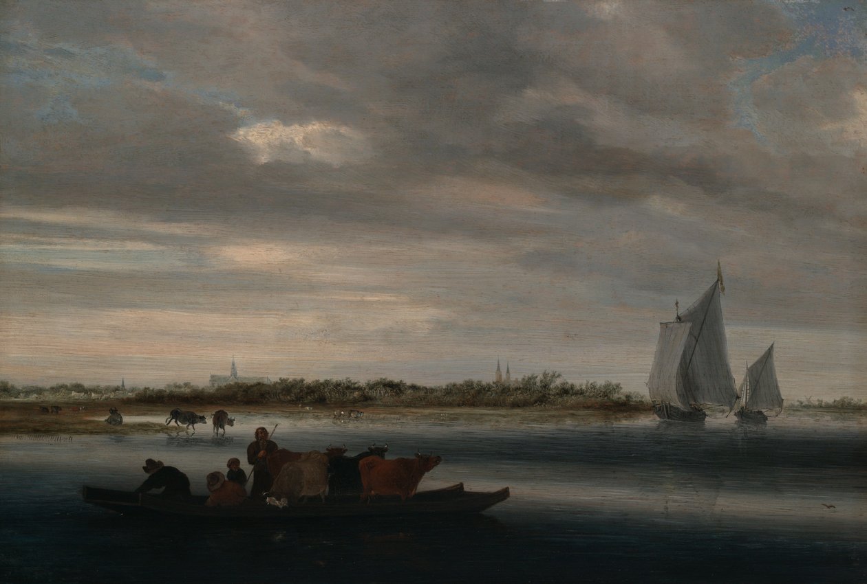 Veduta di Alkmaar da Salomon van Ruysdael
