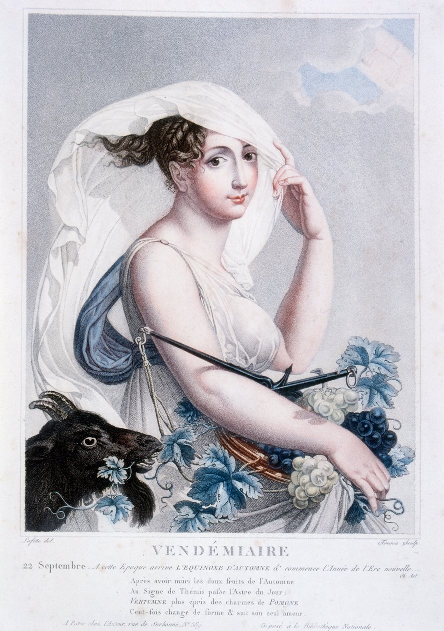 Allegoria di Vendemmiaio da Salvadore Tresca