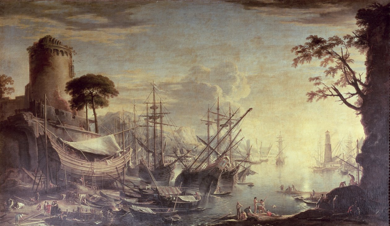 Porto al tramonto da Salvator Rosa