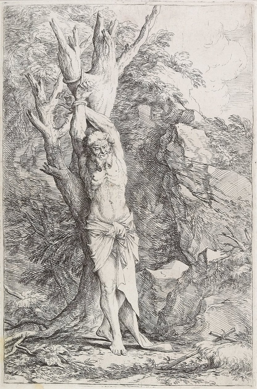 Albert, (in penitenza autoimposta) da Salvator Rosa