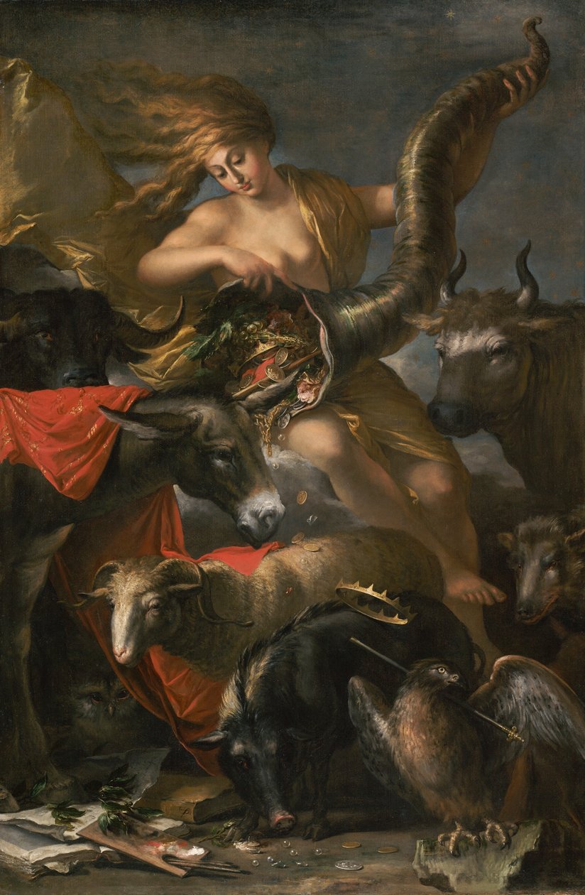 Allegoria della fortuna, c.1658-9 da Salvator Rosa