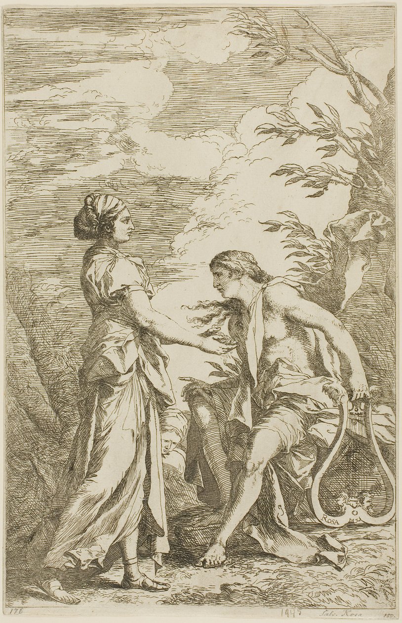 Apollo e la Sibilla Cumana da Salvator Rosa