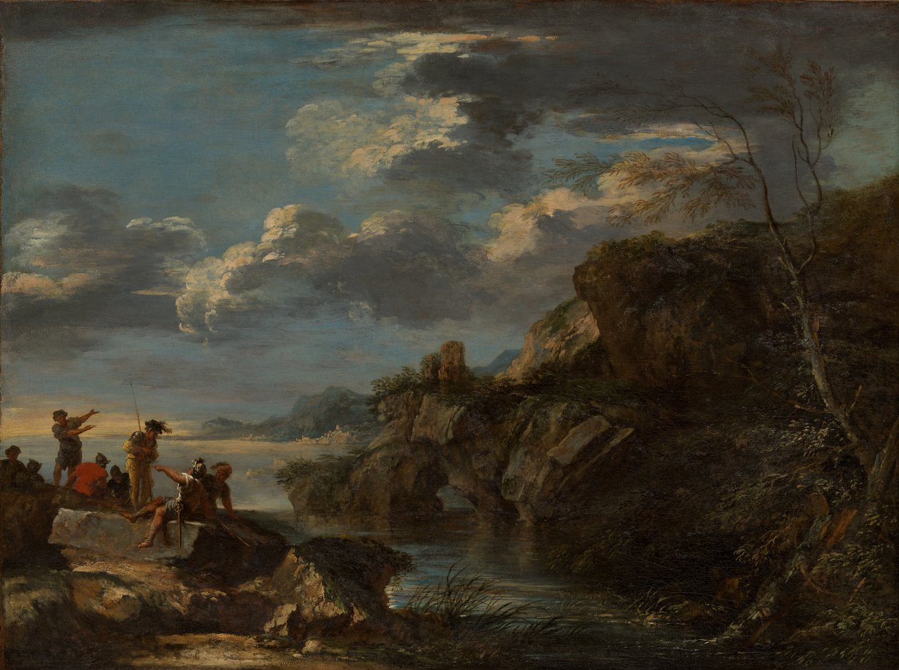 Banditi su una Costa Rocciosa da Salvator Rosa