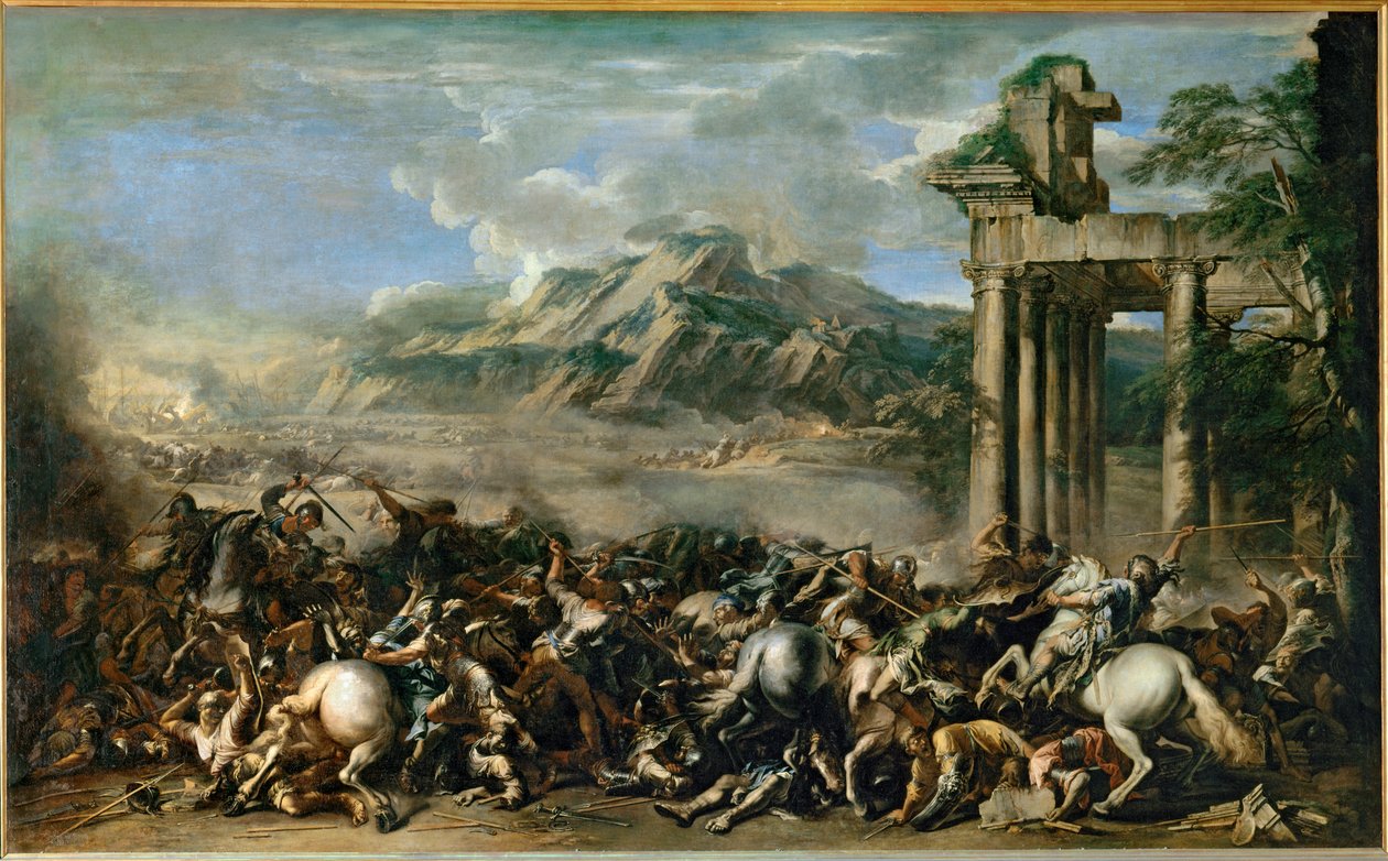 Bataille heroique - Battaglia eroica ... da Salvator Rosa