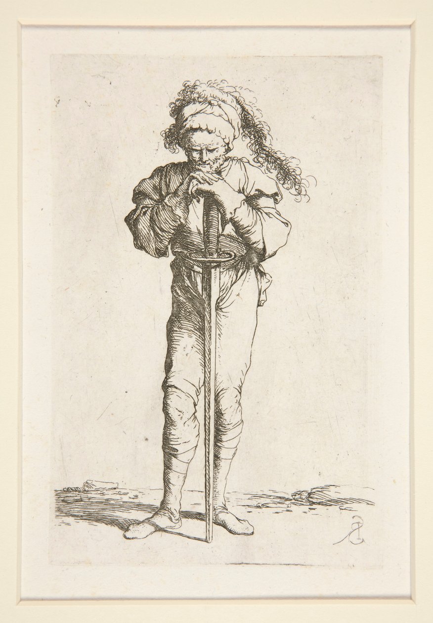 Diverse figure (Suite) da Salvator Rosa