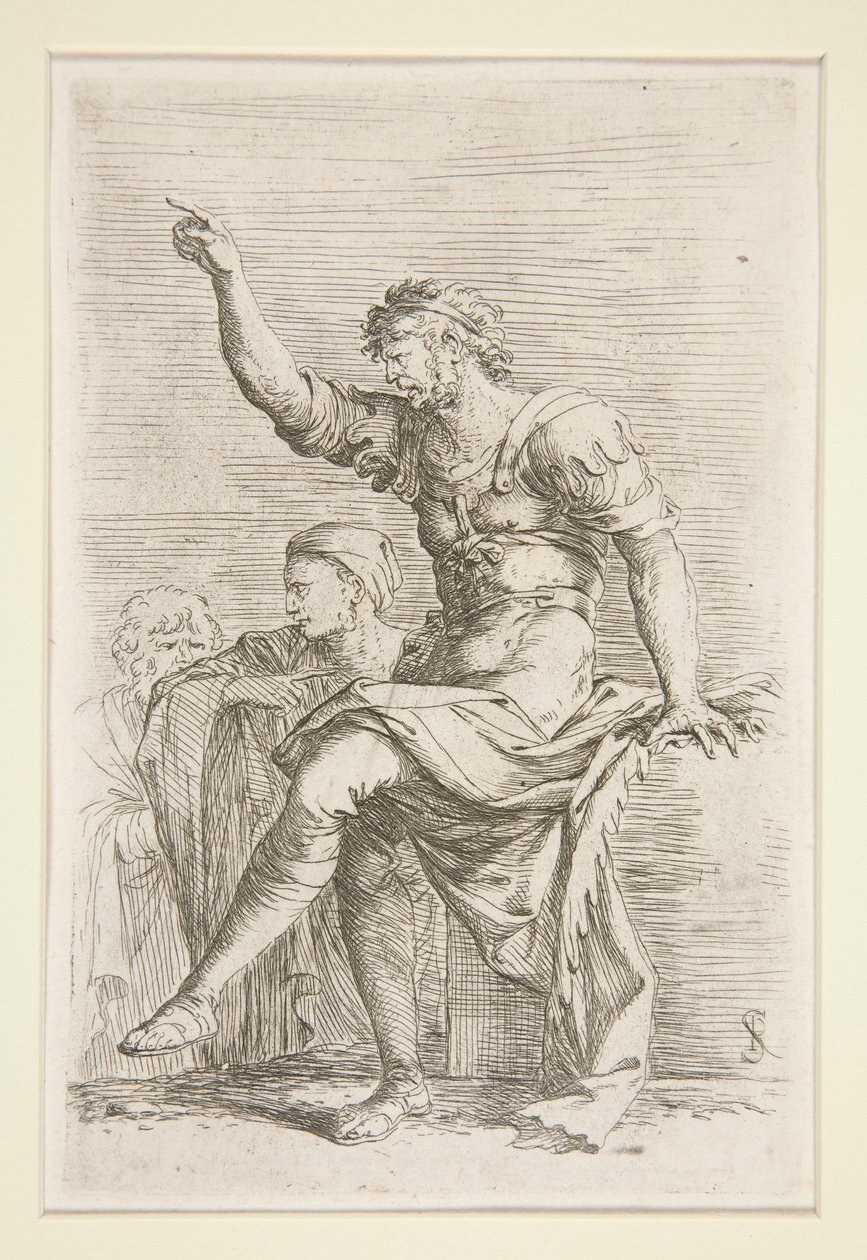 Diverse figure (Suite) da Salvator Rosa